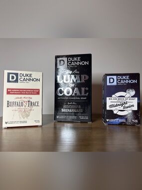 NIB Duke Cannon Men’s Bar Soap 3-Piece Bundle - Great Present! Fantastic Price!